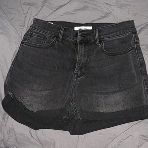 PacSun the shortie black Jean shorts
